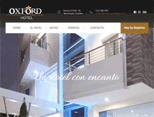 Tablet Screenshot of hoteloxfordbarranquilla.com